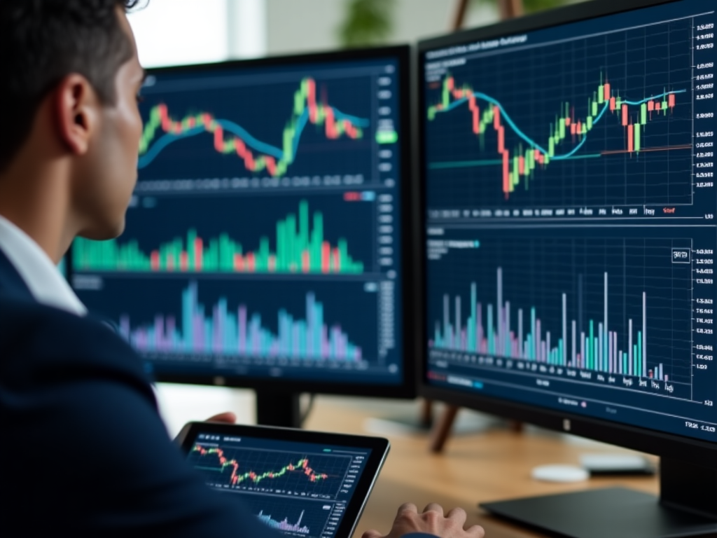 Analisi di grafici finanziari e dati di mercato